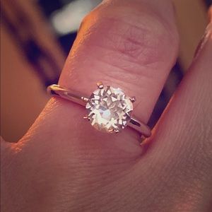 silver Engagement ring